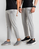 Women Solid grey trouser