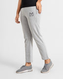 Women Solid grey trouser