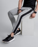 Grey single panel trouser