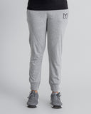 Women grey triple stripe jogger trouser (slim fit)