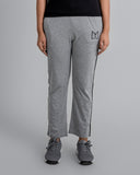 Women grey thin stripe trouser