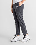 Women Solid charcoal trouser