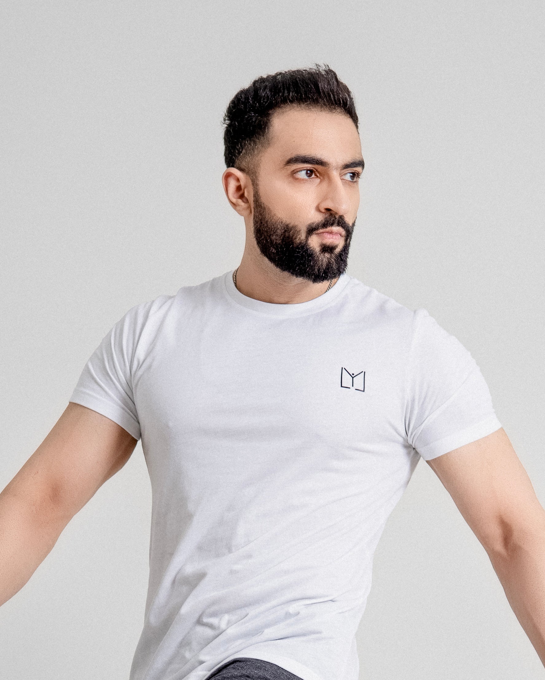 Plain Cotton White T Shirt