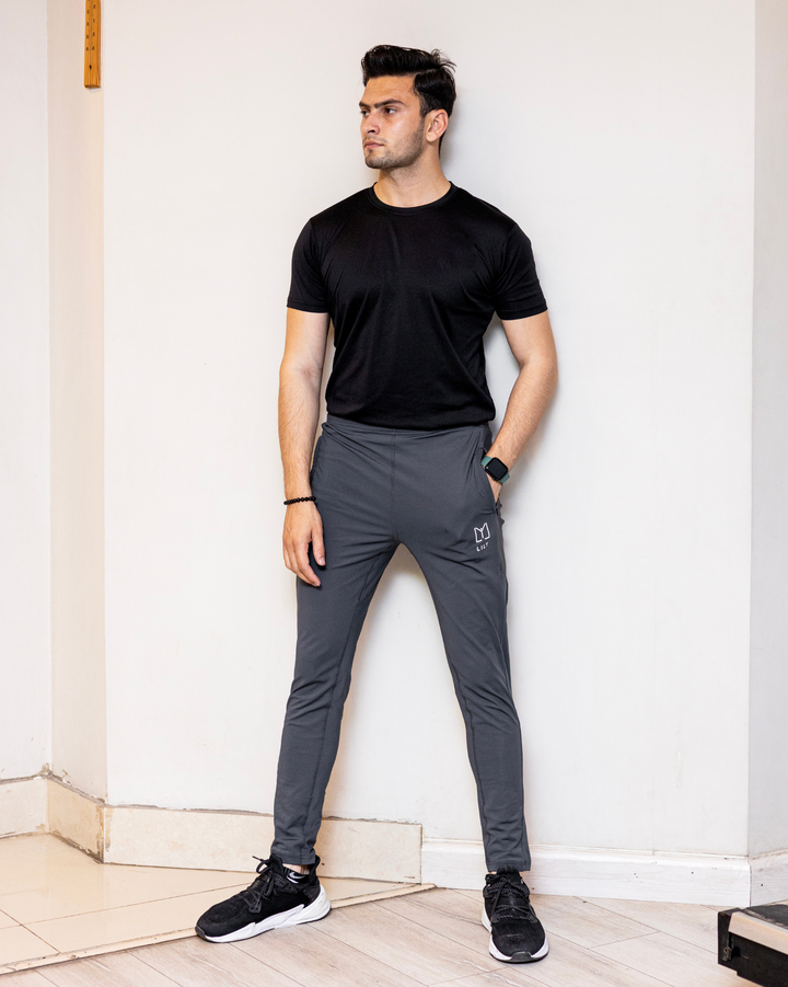 Smoke Grey Mesh Trouser