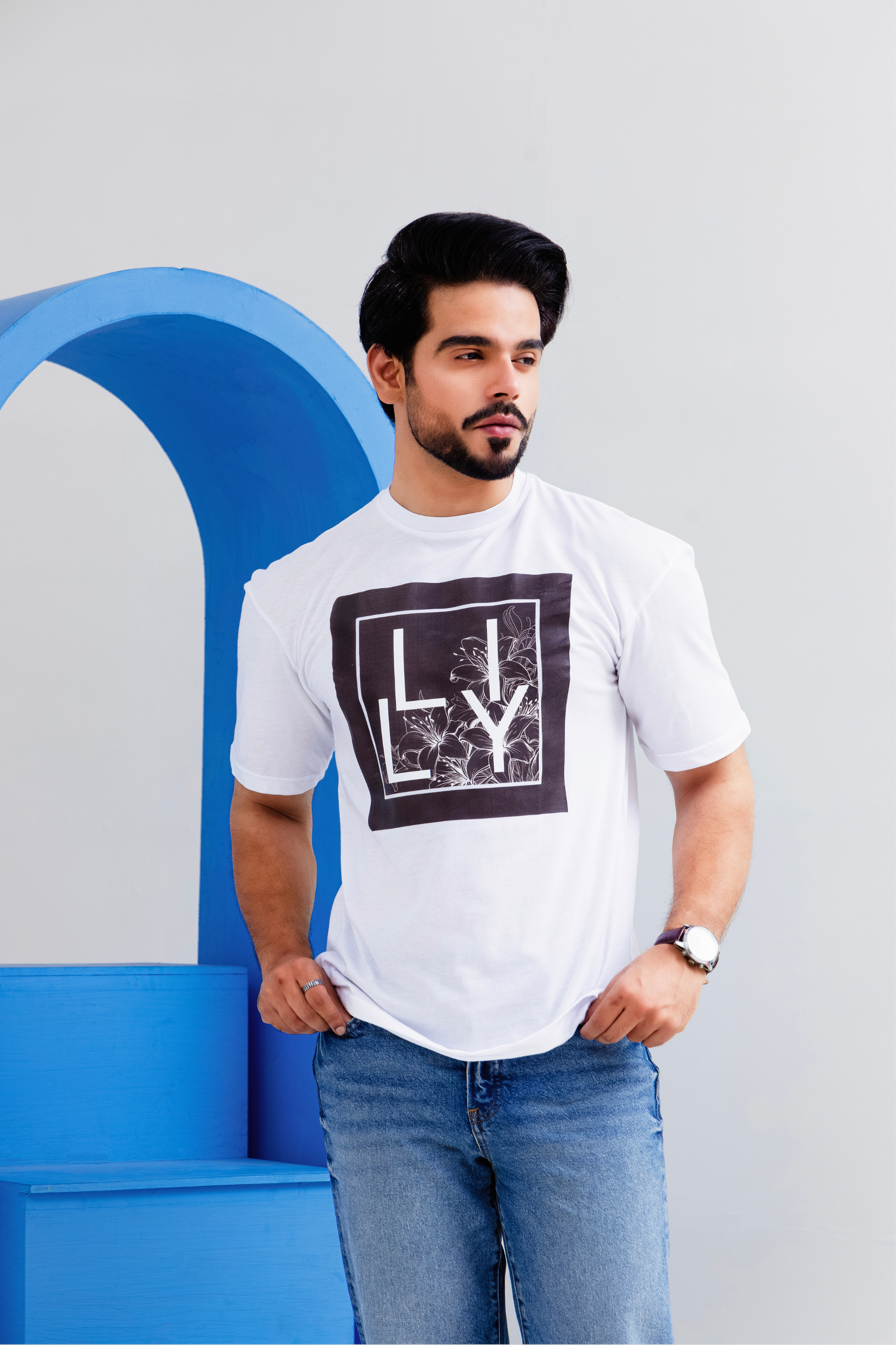 LILY D1 White T-Shirt