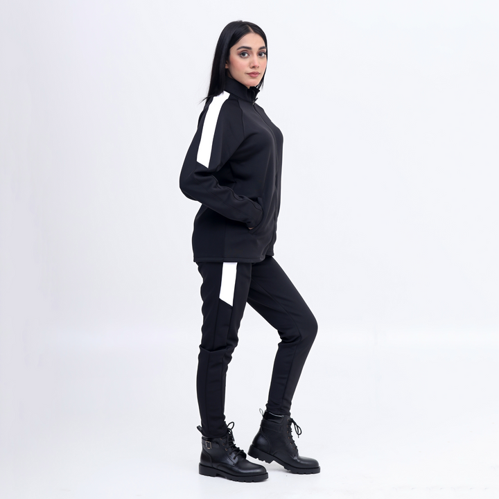 Scoba dri-fit women black tracksuit