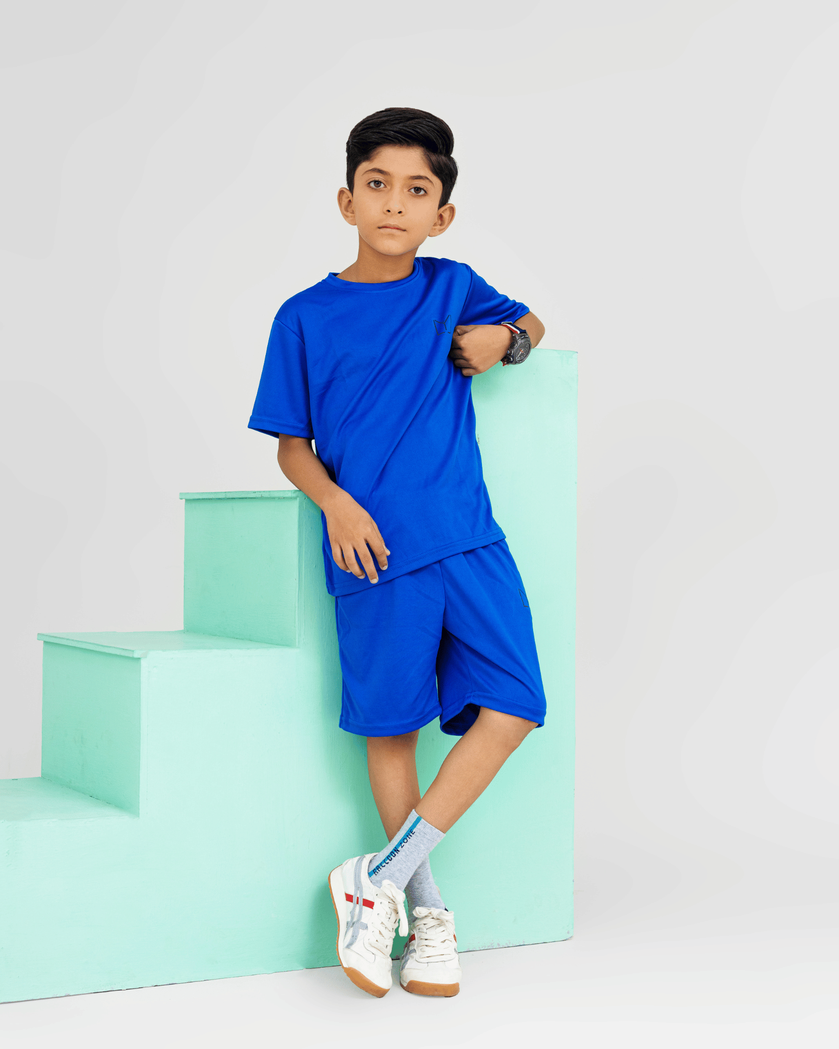 Berry Blue Kid's Short Set