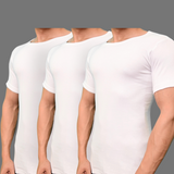 Pack Of 3 Men's vest 888 interlock round neck