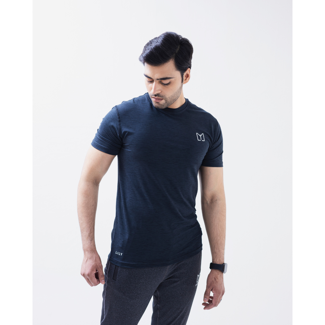 Royal Blue Slub Dri-Fit T-Shirt
