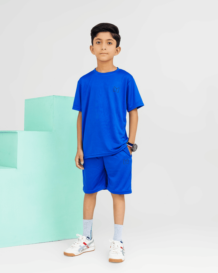 Berry Blue Kid's Short Set