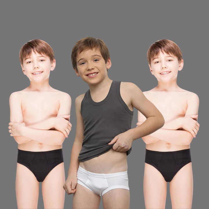 Pack Of 3 Kids brief interlock 999