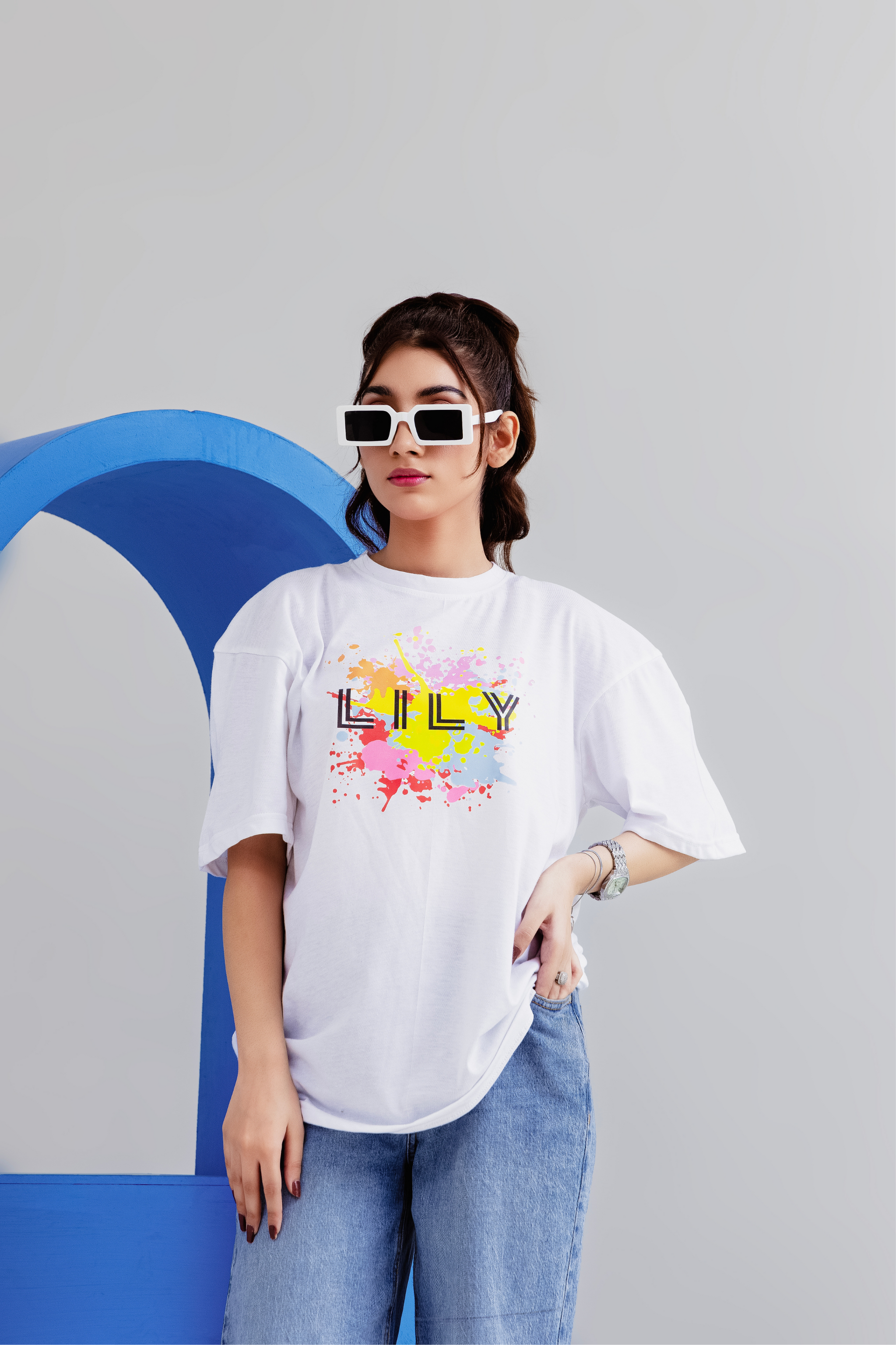 LILY D2 White T-Shirt