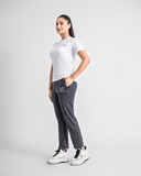 Women Solid Charcoal tracksuit