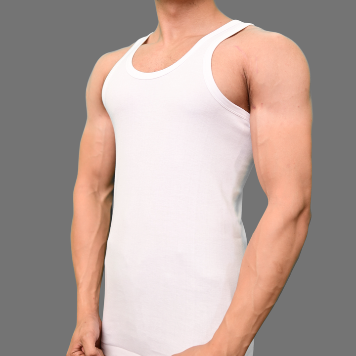 Men's vest 888 interlock sleeve less