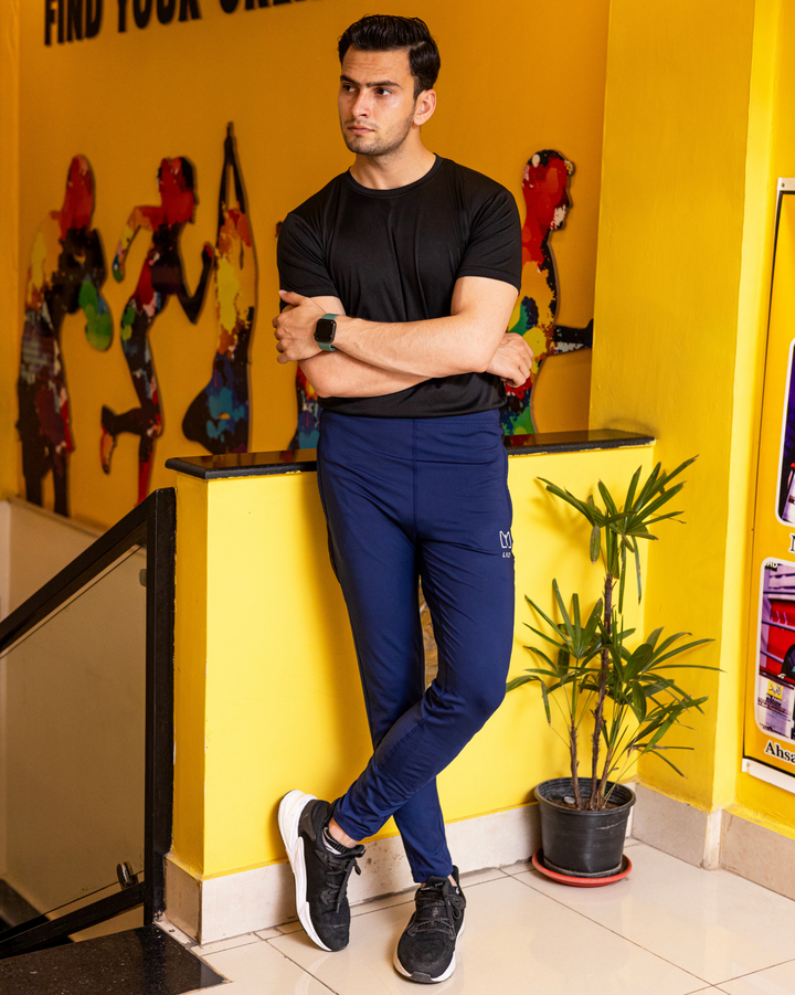 Royal Blue Mesh Trouser