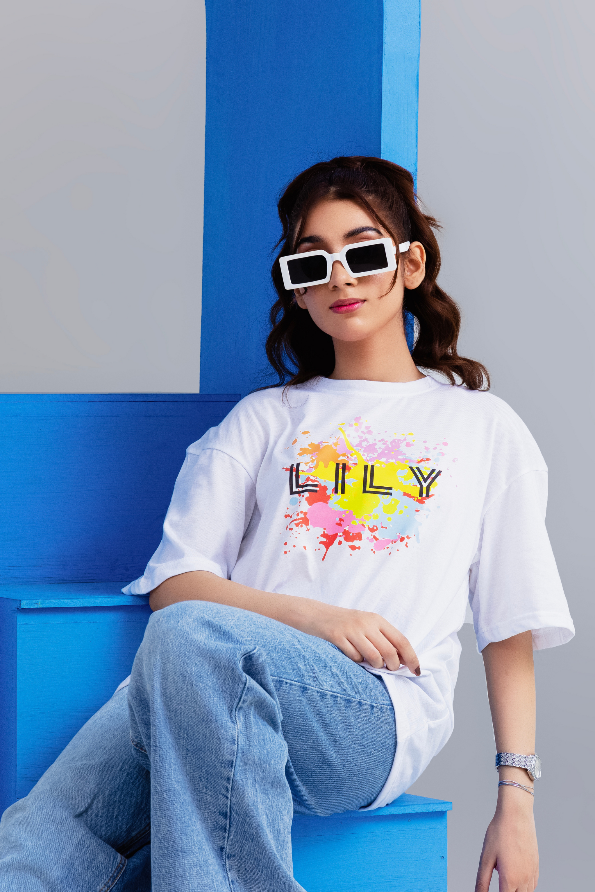 LILY D2 White T-Shirt
