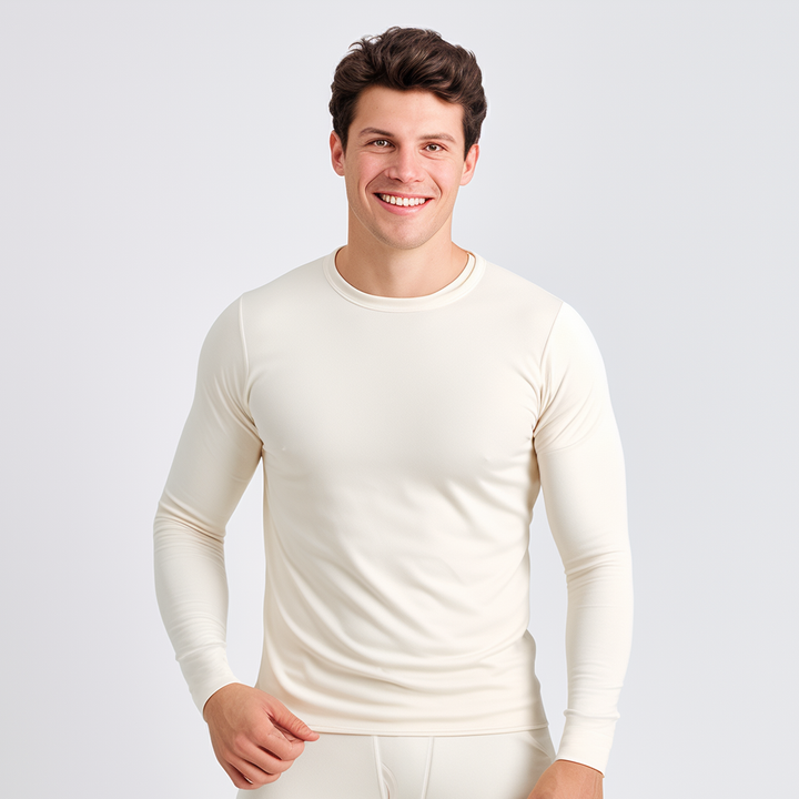 Men's luxury velvet warmer top full sleeve (Foamy)
