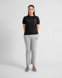 Women Solid Gray Tracksuit