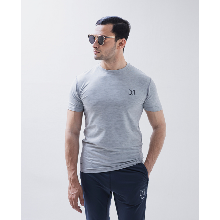 Hether Grey Slub Dri-Fit T-Shirt