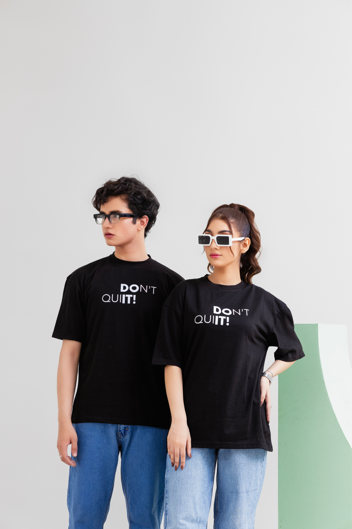 Don't Quit Black T-Shirt