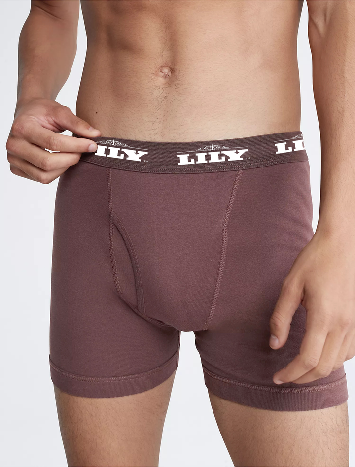 Men's luxury burgundy boxer 101