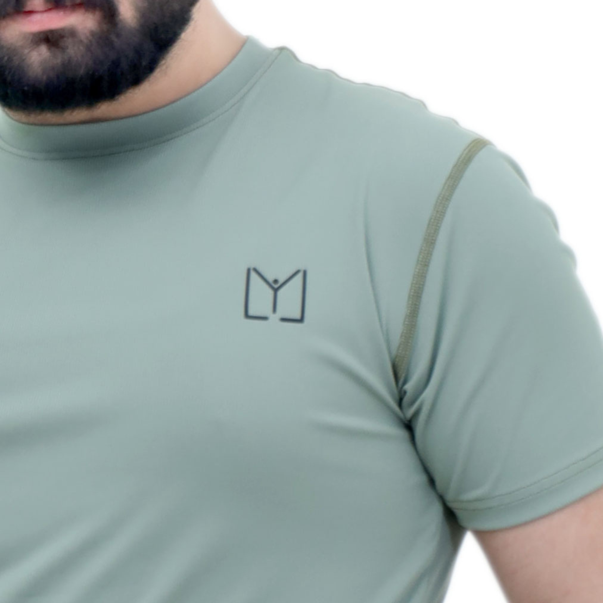 Pistachio Green Ribbed T-Shirt