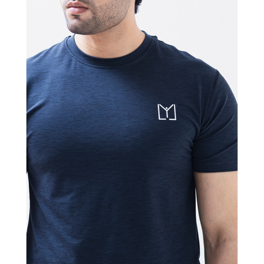 Royal Blue Slub Dri-Fit T-Shirt