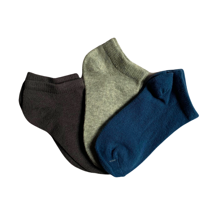 Kids assorted unisex pack of 3 socks (8-11 year) ks100