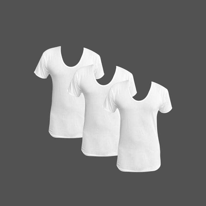 Pack Of 3 Men's gold vest 444 short sleeve