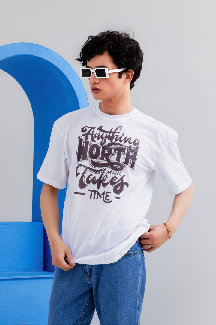 Anything Worth White T-Shirt