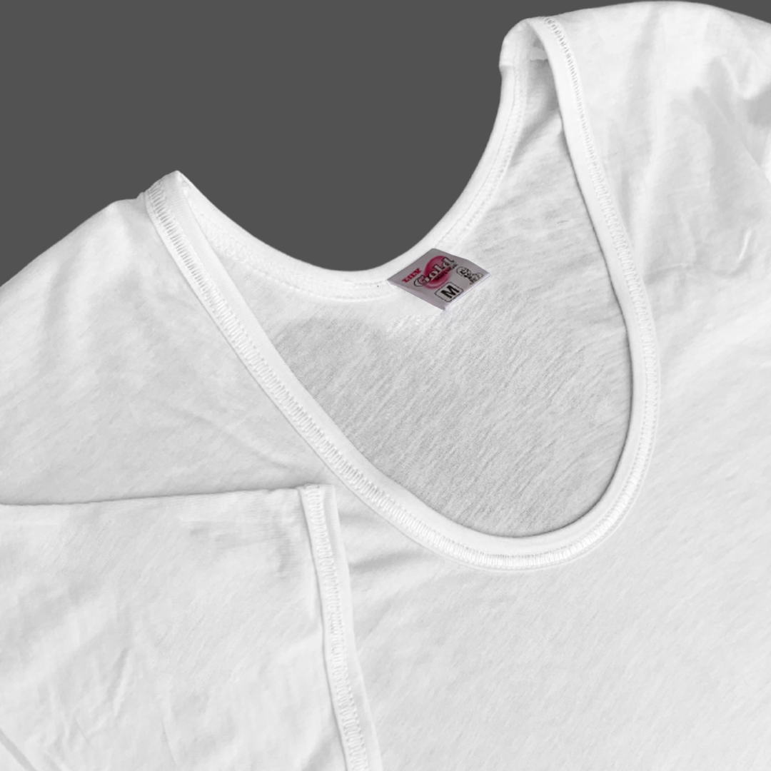 Men's gold vest 444 short sleeve
