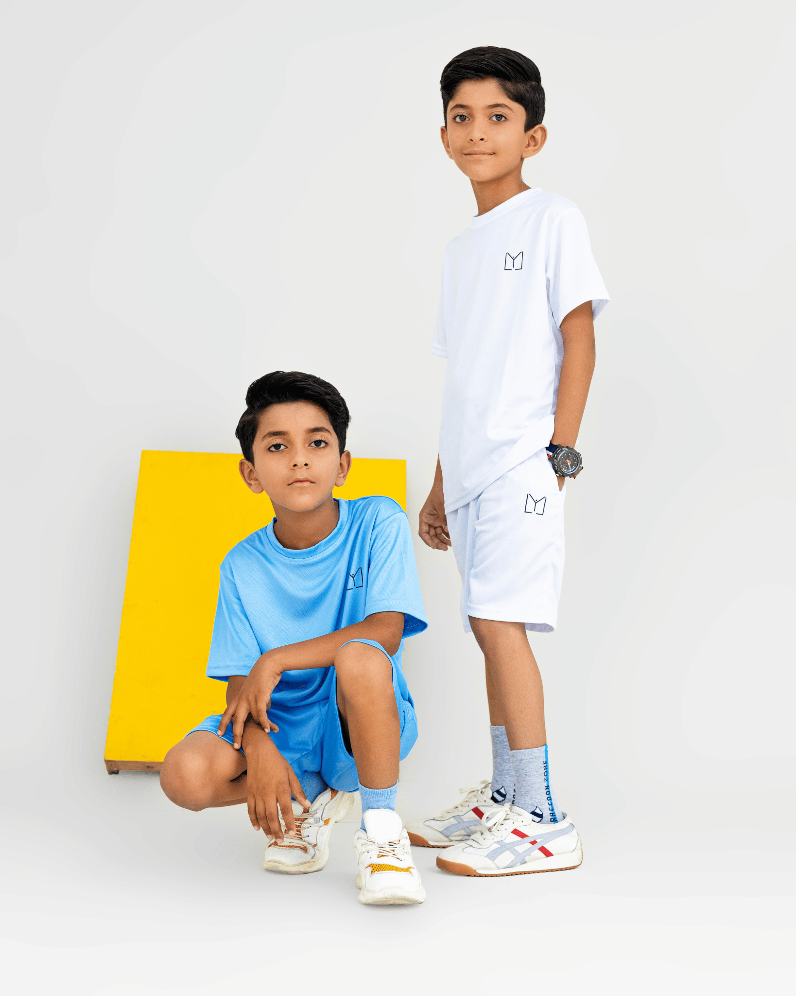 Sky Blue Kid's Short Set