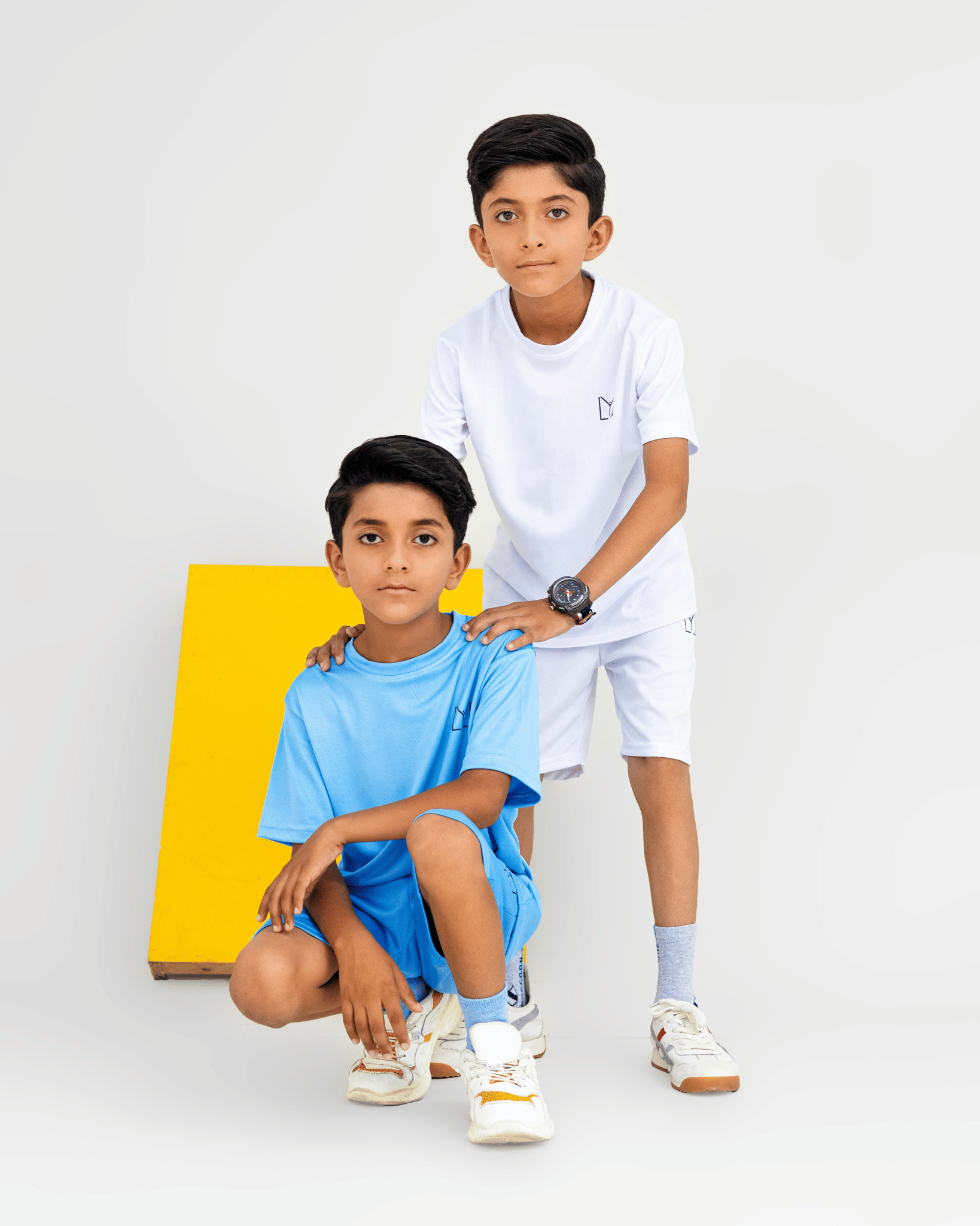 Sky Blue Kid's Short Set