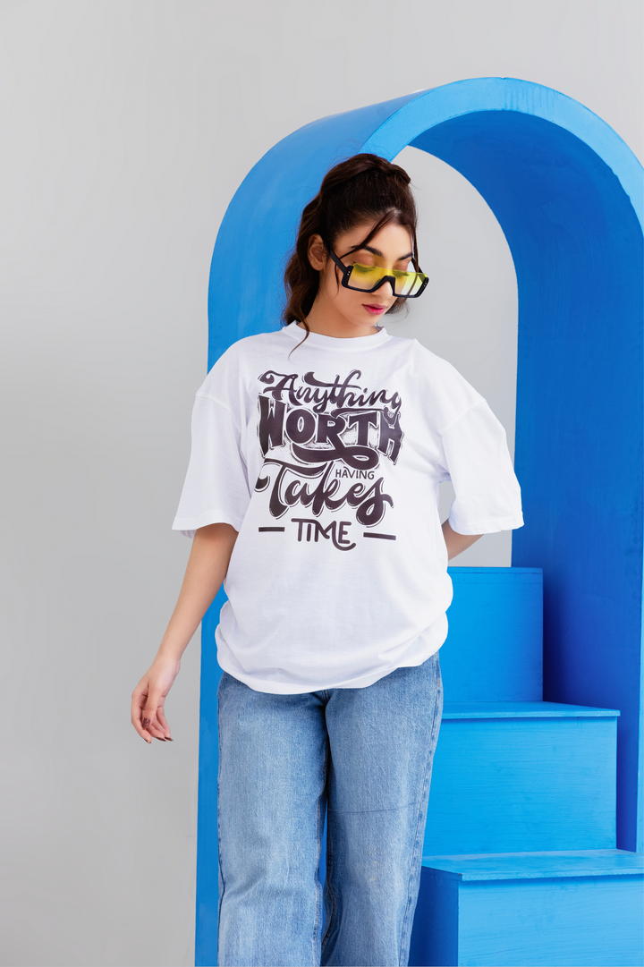 Anything Worth White T-Shirt