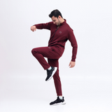 Scoba dri-fit mens maroon tracksuit