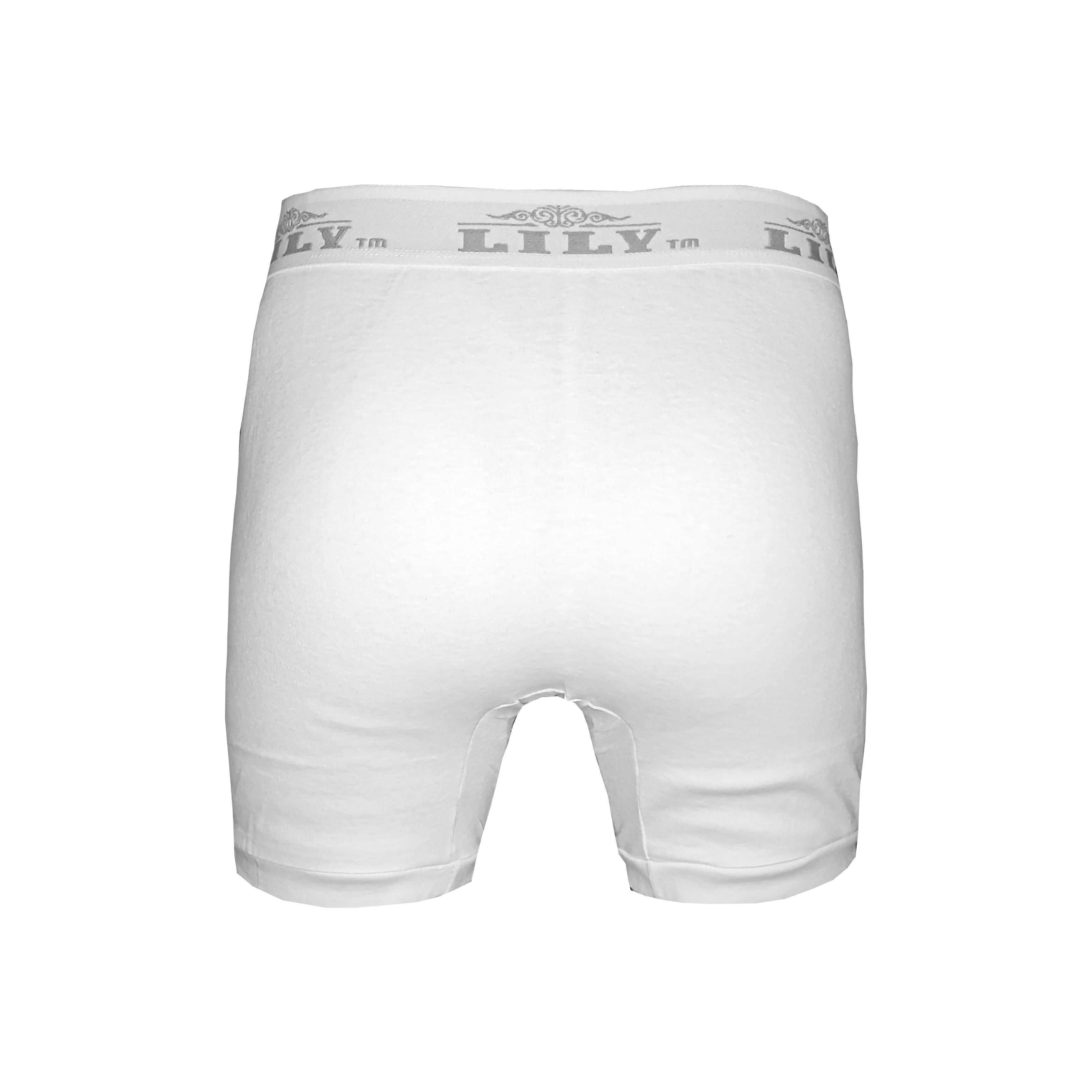 Men's luxury white boxer 888