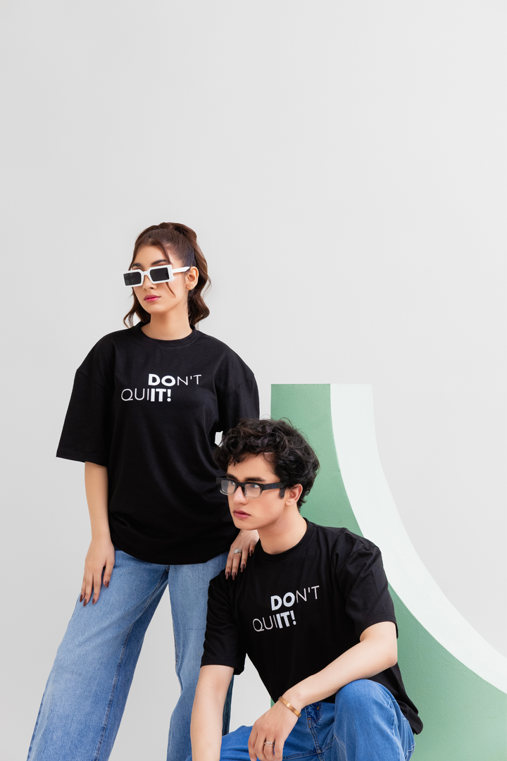 Don't Quit Black T-Shirt