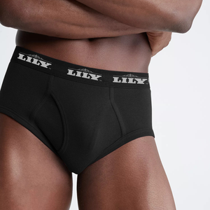 Men's luxury black brief 101
