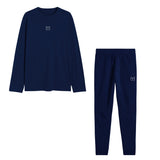 Women solid navy tracksuits