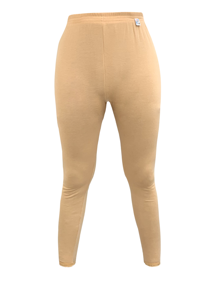 Ladies Lycra leggings beige