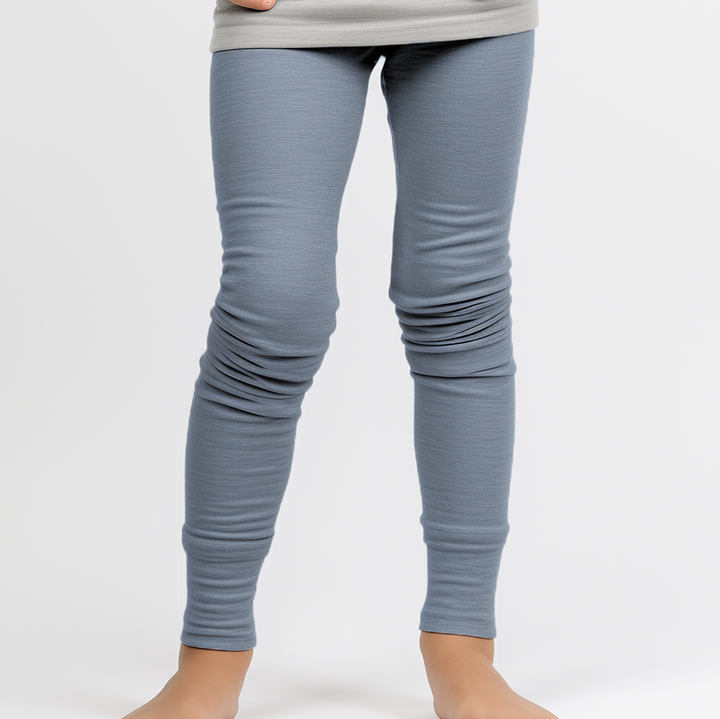 Boys ribbed leggings grey (T-100)