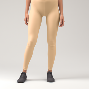 Ladies Lycra leggings beige