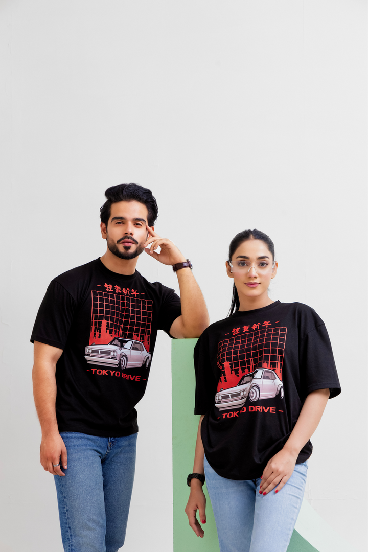 Tokyo Drive Black T-Shirt
