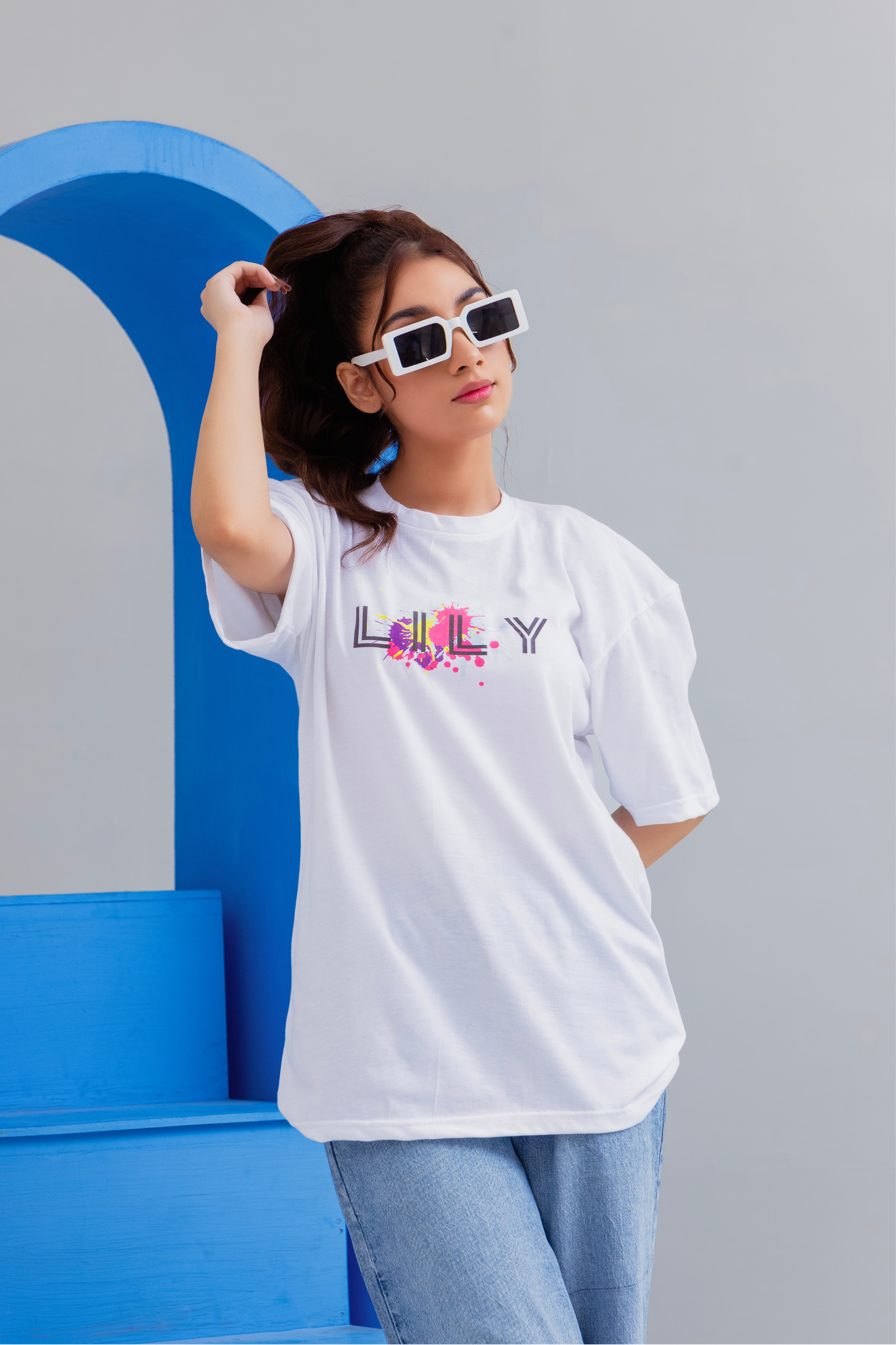 LILY D3 White T-Shirt