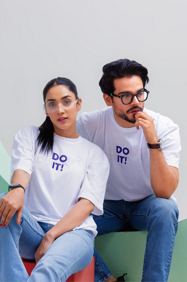 DO IT White T-Shirt