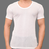 Men's net vest short sleeve