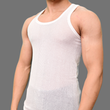 Men's net vest sleeveless