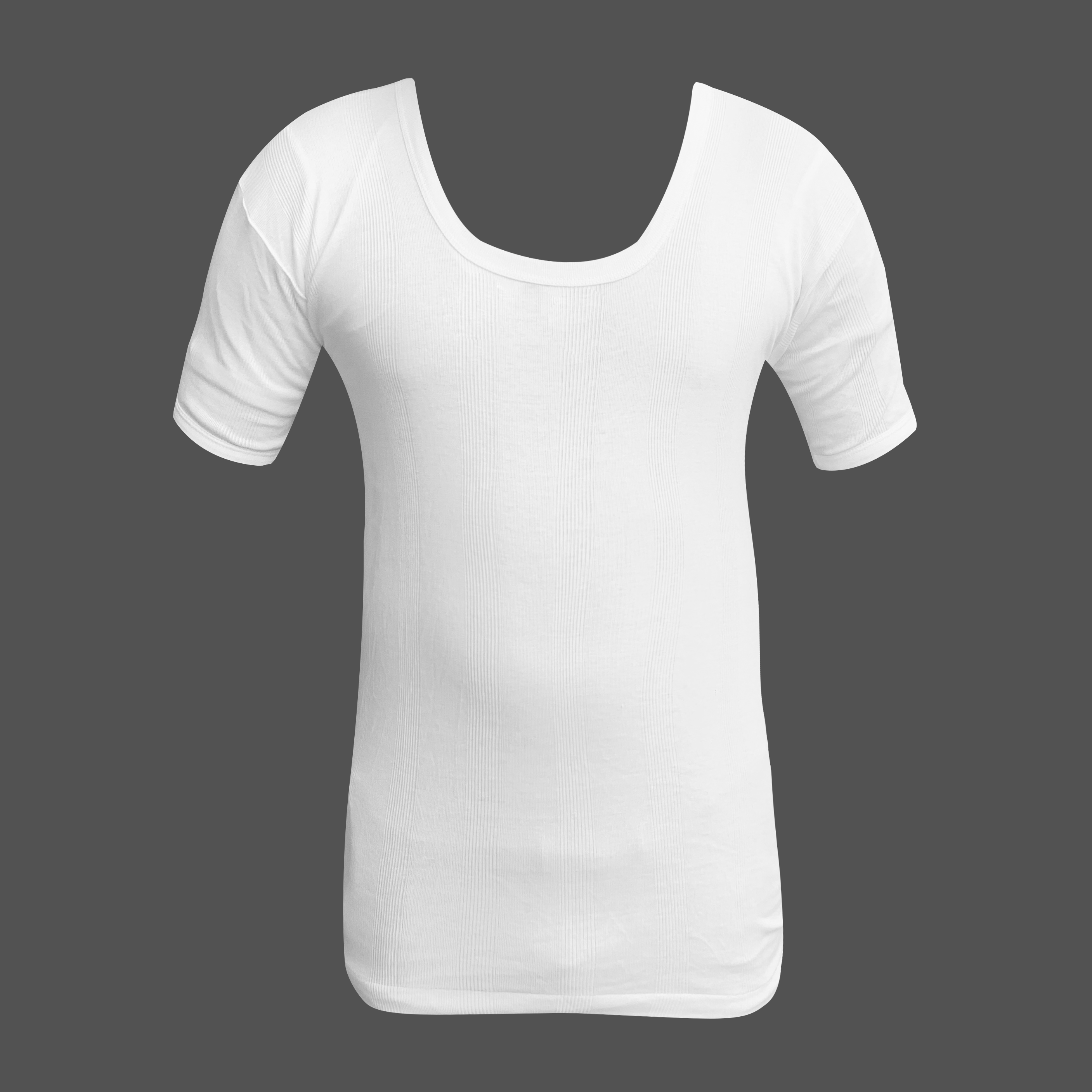 Men's ribbed vest 101 short sleeve