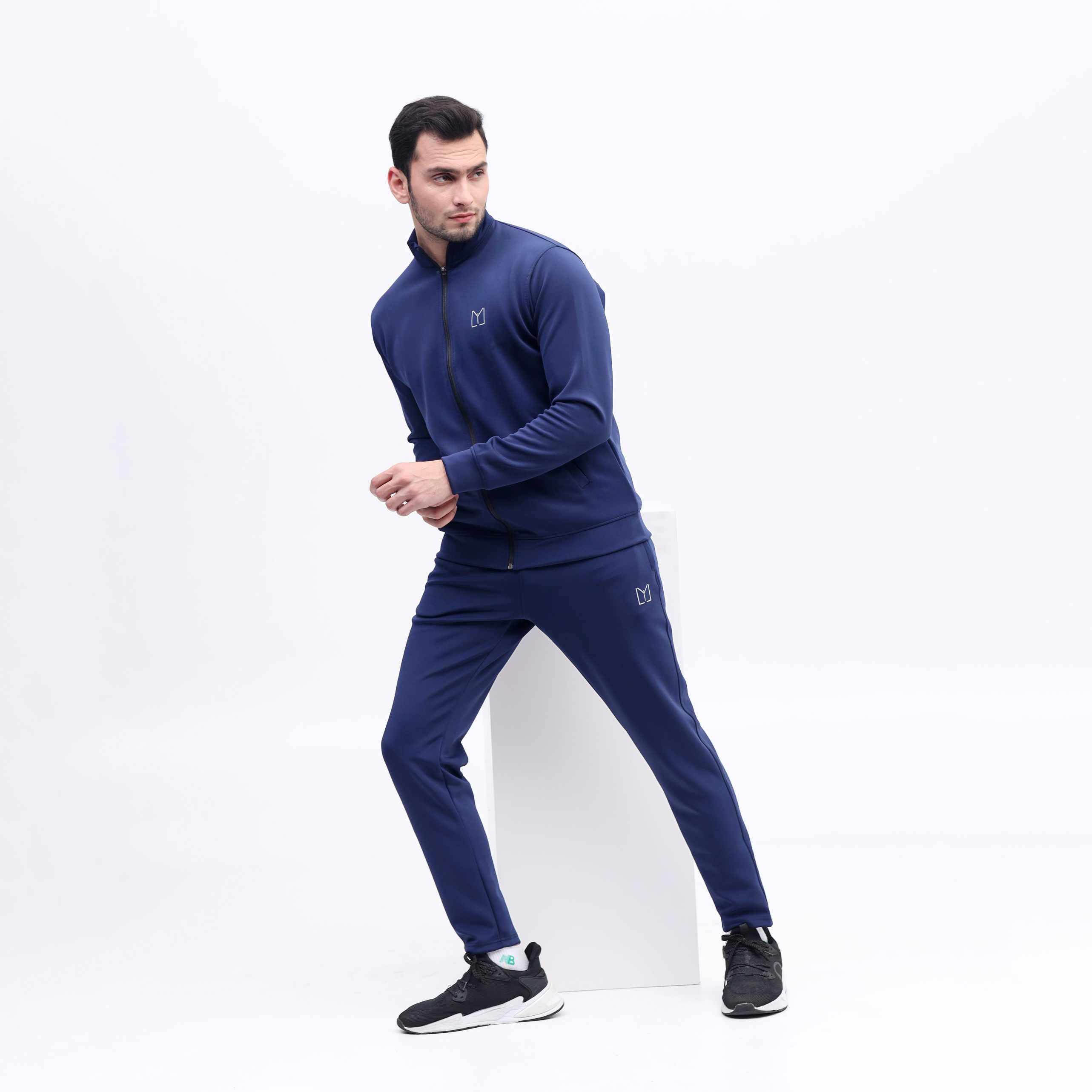 Scoba dri-fit mens navy tracksuit