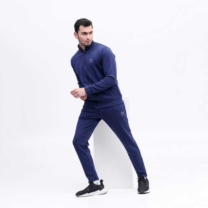 Scoba dri-fit mens navy tracksuit